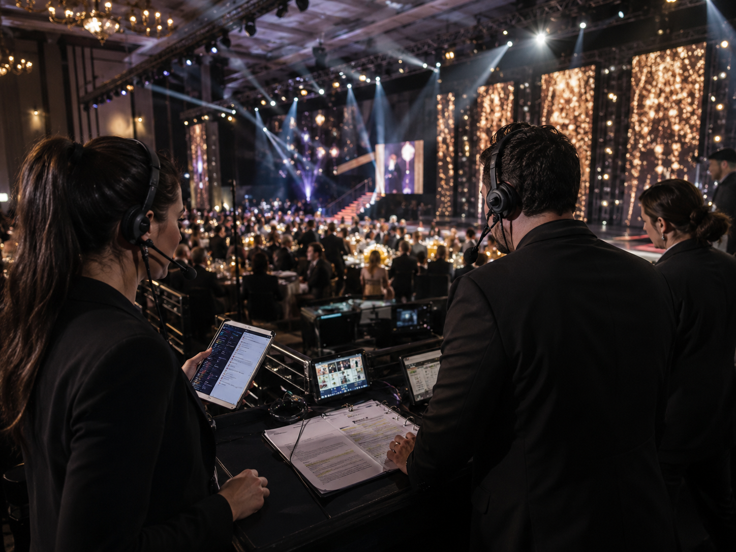 Backstage event operations